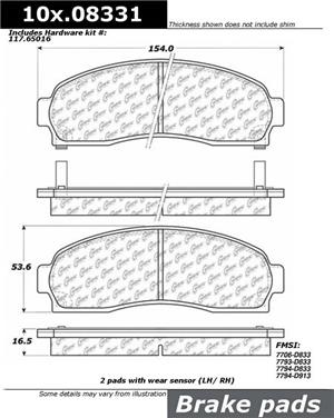 Disc Brake Pad Set CE 106.08331