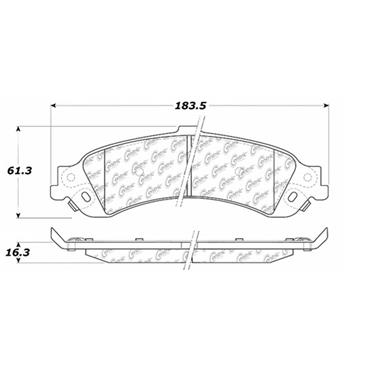 Disc Brake Pad Set CE 106.08340