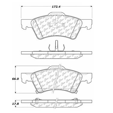 Disc Brake Pad Set CE 106.08570