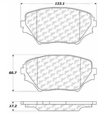 Disc Brake Pad Set CE 106.08620