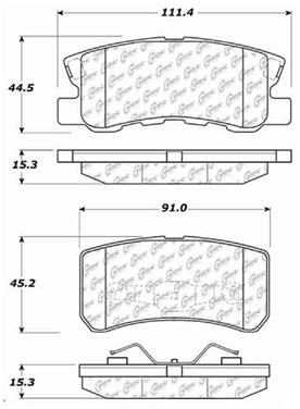 Disc Brake Pad Set CE 106.08680