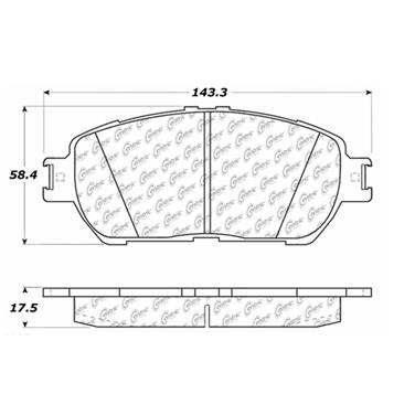 Disc Brake Pad Set CE 106.09061