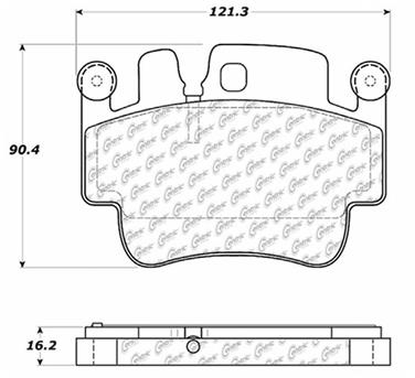 Disc Brake Pad Set CE 106.09170