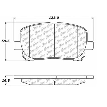 Disc Brake Pad Set CE 106.09230