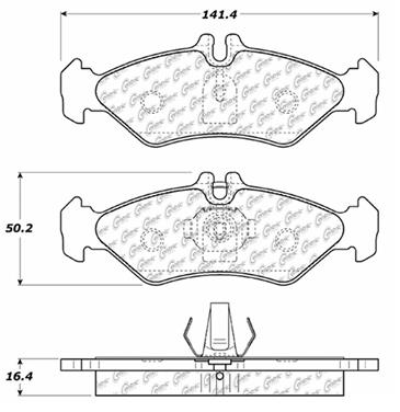 Disc Brake Pad Set CE 106.09510