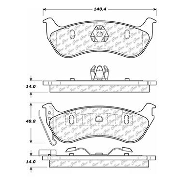 Disc Brake Pad Set CE 106.09641