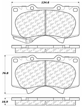 Disc Brake Pad Set CE 106.09761