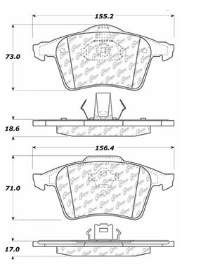 Disc Brake Pad Set CE 106.09790