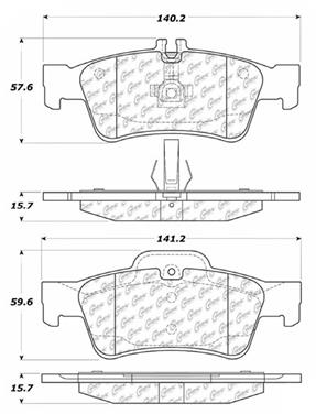 Disc Brake Pad Set CE 106.09860