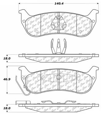 Disc Brake Pad Set CE 106.09980