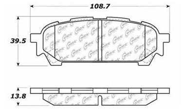 Disc Brake Pad Set CE 106.10040