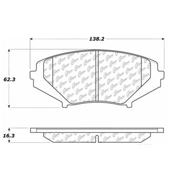 Disc Brake Pad Set CE 106.10090