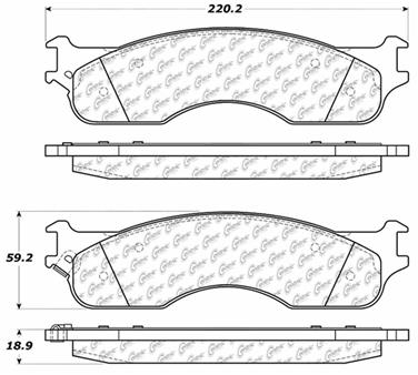 Disc Brake Pad Set CE 106.10540