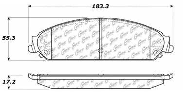 Disc Brake Pad Set CE 106.10580