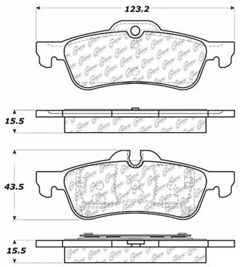 Disc Brake Pad Set CE 106.10600