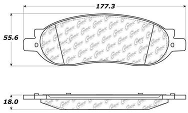 Disc Brake Pad Set CE 106.10680