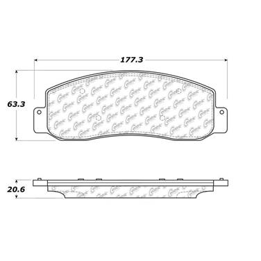 Disc Brake Pad Set CE 106.10690