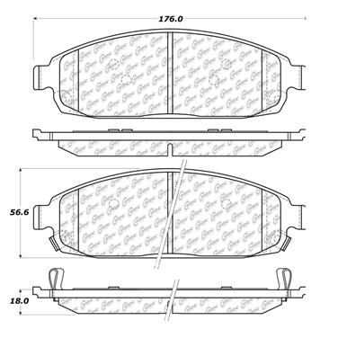 Disc Brake Pad Set CE 106.10800