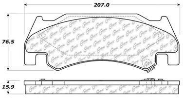 Disc Brake Pad Set CE 106.10850