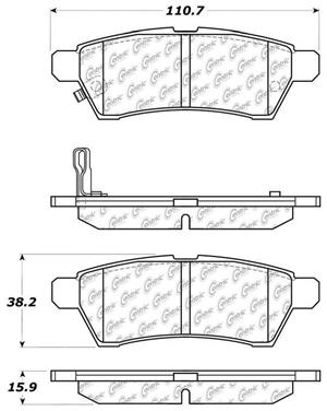 Disc Brake Pad Set CE 106.11000