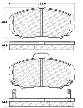 Disc Brake Pad Set CE 106.11251