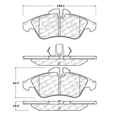 Disc Brake Pad Set CE 106.11770