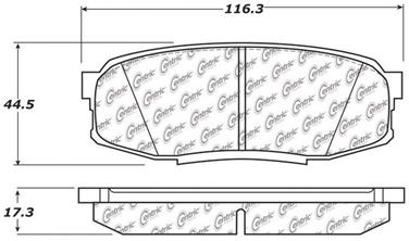 Disc Brake Pad Set CE 106.13040