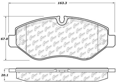 Disc Brake Pad Set CE 106.13160