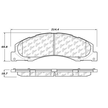 Disc Brake Pad Set CE 106.13280