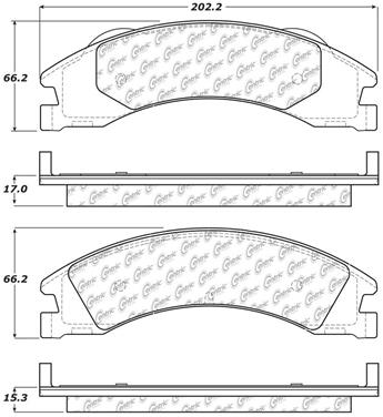 Disc Brake Pad Set CE 106.13290