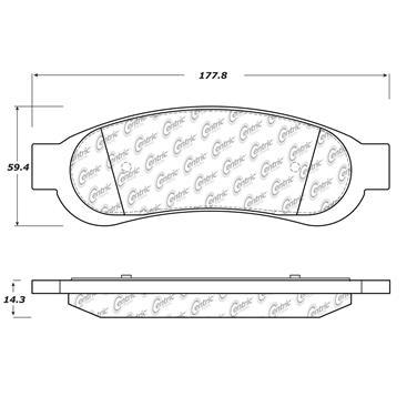 Disc Brake Pad Set CE 106.13340