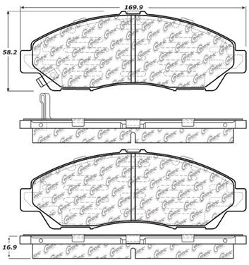 Disc Brake Pad Set CE 106.13780