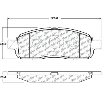 Disc Brake Pad Set CE 106.13920