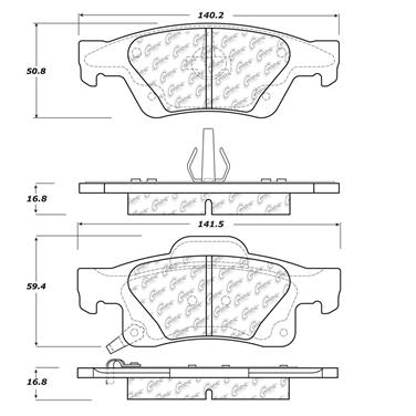 Disc Brake Pad Set CE 106.14980