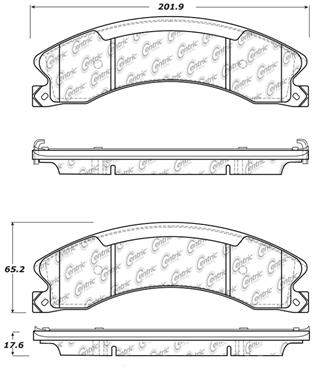 Disc Brake Pad Set CE 106.15651