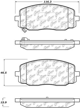 Disc Brake Pad Set CE 106.16020