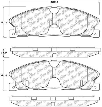 Disc Brake Pad Set CE 106.16110