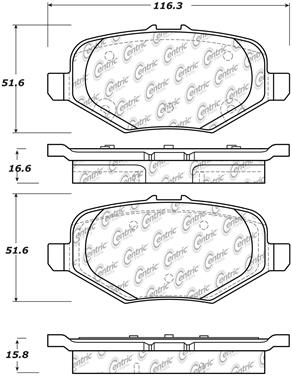 Disc Brake Pad Set CE 106.16120