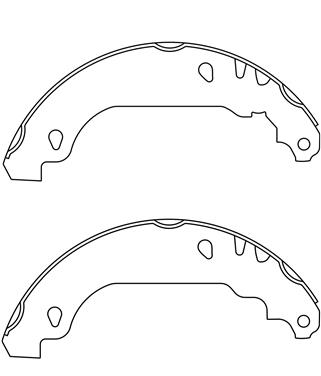 Drum Brake Shoe CE 110.09420