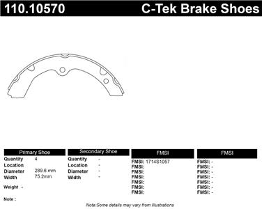 Drum Brake Shoe CE 110.10570