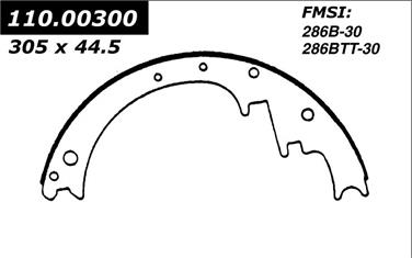 Drum Brake Shoe CE 111.00300