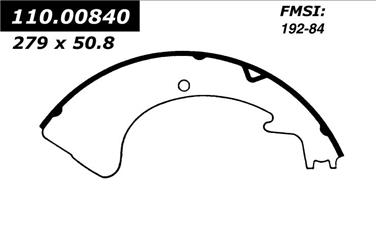 Drum Brake Shoe CE 111.00840