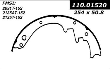 Drum Brake Shoe CE 111.01520