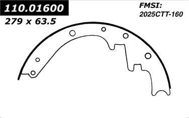 Drum Brake Shoe CE 111.01600