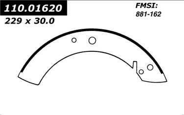 Drum Brake Shoe CE 111.01620