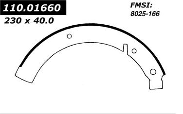 Drum Brake Shoe CE 111.01660