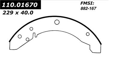 Drum Brake Shoe CE 111.01670