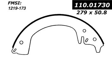 Drum Brake Shoe CE 111.01730