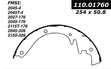 Drum Brake Shoe CE 111.01760