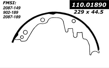 Drum Brake Shoe CE 111.01890